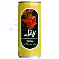 51 - 90 كرتون مشروب غازي ريتا فراولة علب 250 مل
