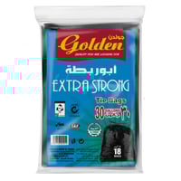 Golden Garbage bag with tie 30 Galon