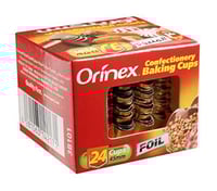 كاسات كيك المونيوم ذهبى اورينكس 45 مم