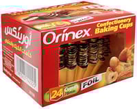 كاسات كيك المونيوم ذهبى اورينكس 68 مم