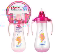 زجاجة وردية ذات ماصة طويلة بيجون - كبيرة