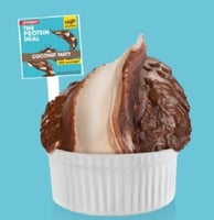 مجموعة الايس كريم جوز الهند مع البروتين 8.18 ك