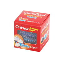 كاسات كيك النقاط أورينكس 100 حبة