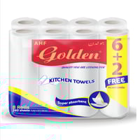(Golden Kitchen towels (6+2 Free
