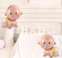 بالون شكل اطفال ولد ووبنت