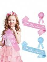 وشاح وبروش للأخت