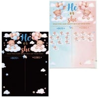 لوحة تصويت لحفل كشف جنس الجنين