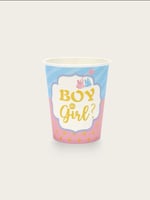 أكواب لحفل كشف جنس الجنين