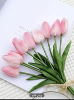 ورد توليب وردي لحفل كشف جنس الجنين