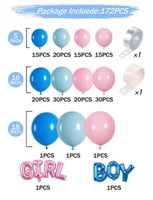 بالونات ديكور كامل لحفل كشف جنس الجنين