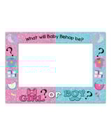 إطار للتصوير لحفل كشف جنس الجنين