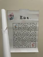 لوحة المتاهه طولها 70سم