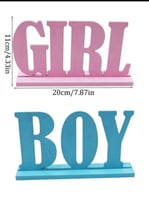 مجسم كلمة بنت و ولد بالانجليزي