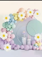 بالونات 124 قطعه مع بالون الورد