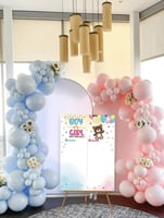 لوحة تصويت لحفل كشف جنس الجنين