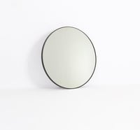 مرايا جدارية بتصميم عصري أنيق لون أسود -100سم