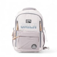 مجموعة شنطة ظهر مدرسية 3 في 1 بلون بنفسجي