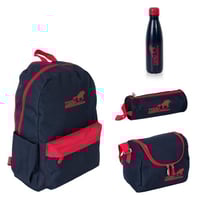 مجموعة شنطة ظهر مدرسية تولي 4 في 1 بتصميم مميز لون...