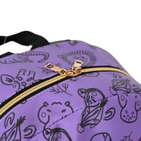 مجموعة شنطة ظهر مدرسية تولي 4 في 1 بتصميم حيوانات...