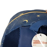 مجموعة شنطة ظهر مدرسية تولي 4 في 1 بتصميم فضاء لون...