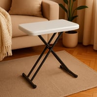 طاولة طعام متعدده الأستخدامات قابله للطي لون أبيض...