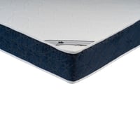 مرتبة سرير 12 طبقة لون أبيض x أزرق مقاس 90x200 سم