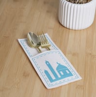 حامل ملاعق وشوك بتصميم هل هلاله