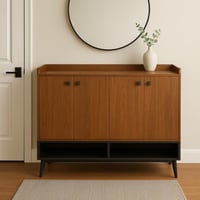 خزانة أحذية بتصميم مميز وعصرى 120x33 الأرتفاع 96 س...