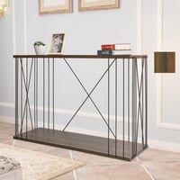 طاولة مدخل كونسول بني – 120×40×80 سم