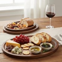 صواني ثلاثية التقديم الفاخرة بتصميم متداخل