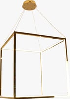 نجفة مودرن بتصميم مميز باللون الذهبى مقاس 60سم