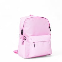 مجموعة شنطة ظهر مدرسية 4 في 1 بتصميم مميز لون وردي