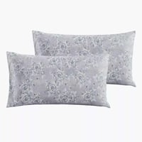 مفرش سرير مايكروفايبر لون أزرق فاتح مقاس 260x240 س...