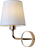 إضاءة حائط مفرد بتصميم مودرن لون ذهبي