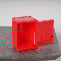 حصالة نقود برقم سري لون احمر