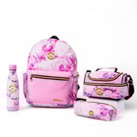 مجموعة شنطة ظهر مدرسية تولي 4 في 1 بتصميم مميز لون...