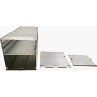 مجرى ألومنيوم ظاهر مع 2 سداده بتصميم مميز باللون ا...