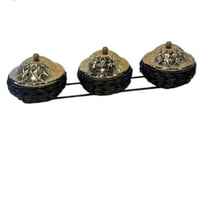 2 حافظة طعام زبدية بتصميم مميز باللون الرمادى