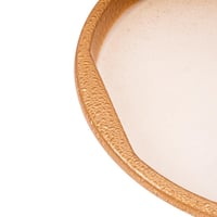 صينية تقديم اكريلك بتصميم بيضوي لون ذهبي مقاس 50 س...