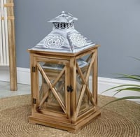 طقم فانوس خشب