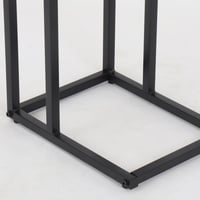 طاولة خدمة بتصميم مميز بلون رمادي مقاس 40x30x60 سم