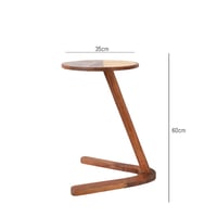 طاولة خدمة جانبية خشب هندي بتصميم راقى باللون البن...