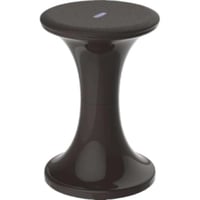 كرسي بلاستيك مستدير من كوزموبلاست باللون الاسود مق...