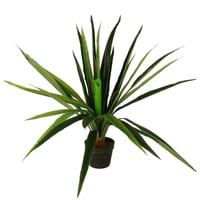 مركن زرع مصممم بشكل مميز باللون الاسود مقاس 77 سم