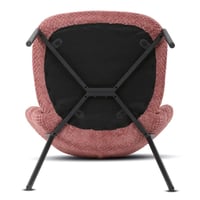 كرسي مفرد بوكليه بأرجل معدن لون وردى مقاس 90x45x45...