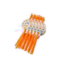 شفاط عصير لحفلات عيد الميلاد لون برتقالي - 20 حبة