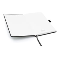 دفتر ملاحظات بتصميم مميز باللون الاسود