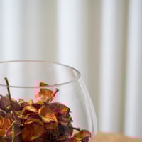 فازة زجاج بتصميم عصري باللون الشفاف مقاس 20 سم