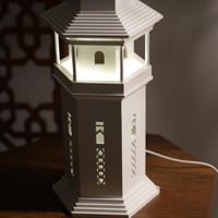 منارة ديكور مضيئة بتصميم اسلامي تناسب الديكور الرم...