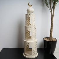 فانوس رمضان على شكل منارة بتصميم إسلامي فاخر متعدد...
